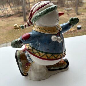 #4005 VINTAGE ICE SKATER COOKIE JAR